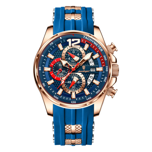 Fashionable Sports Men's Watches, Waterproof Quartz Watches