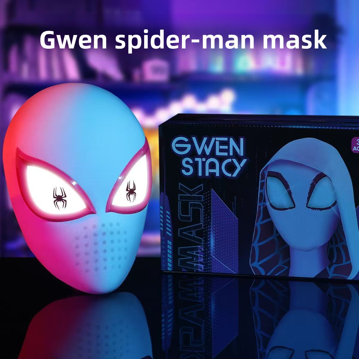 Spider Hero Mask with Ring Remote