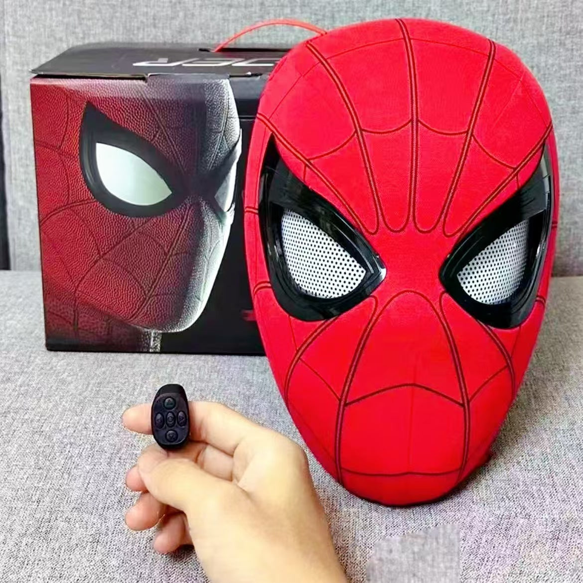 Spider Hero Mask with Ring Remote