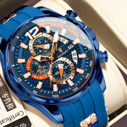 Fashionable Sports Men's Watches, Waterproof Quartz Watches